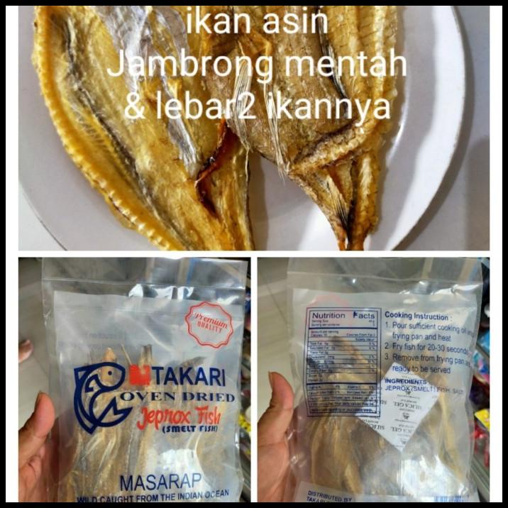 

Ikan Asin Jambrong Takari/Takari Jeprox Fish/Takarai Oven Dried Fish