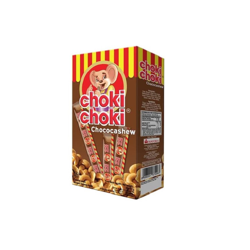 

Choki Choki Chococashew Coklat Pasta 1 Pak isi 20