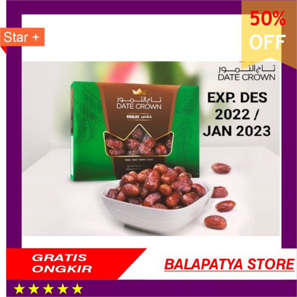 

40 OFF KHUSUS HARI INI !!! khalas kurma date crown khalas 1kg