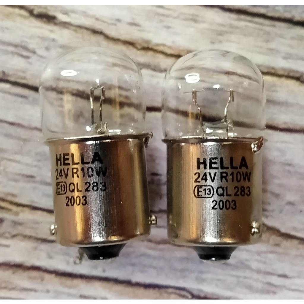 HELLA BOHLAM LAMPU R10W 24V KAKI 1 KECIL 8GA 178 560 241