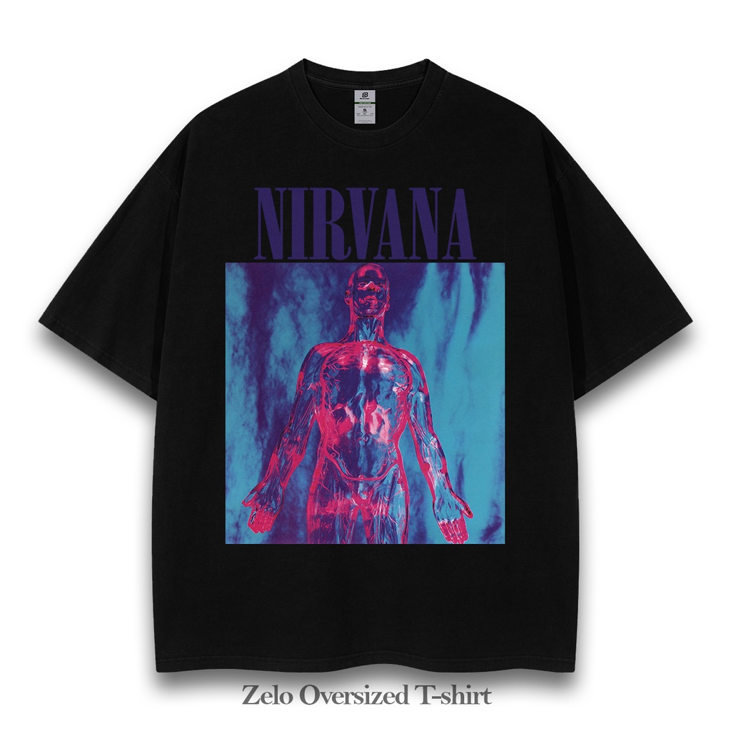 T-Shirt  Nirvana Sliver Style Vintage Oversize Tee