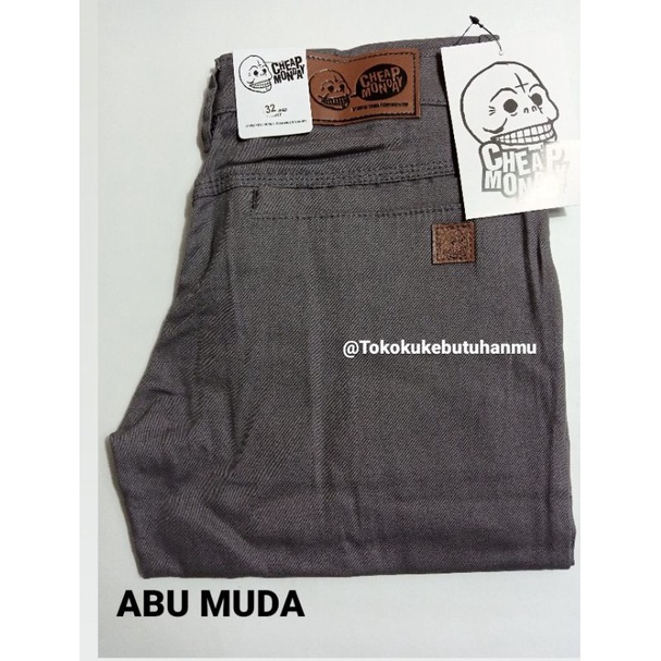 Celana Pria Chino/chinos  Panjang Cheap Monday celana laki laki termurah