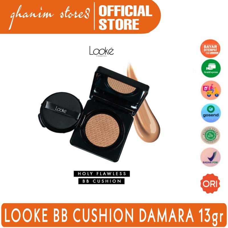 Looke BB Cushion Damara 13g Original / Looke Flawless BB Cushion Damara / Bedak Looke / Bedak Damara