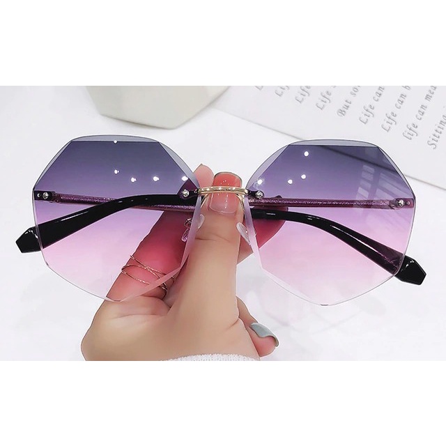 DODORY K711 Kacamata Fashion Bentuk Hexagonal Sunglasses Frame  Style