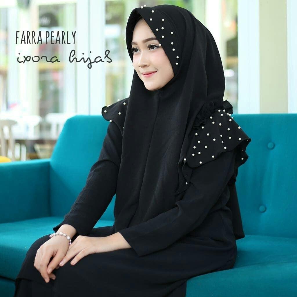 [FLASH SALE] Hijab/jilbab instan Farra Pearly