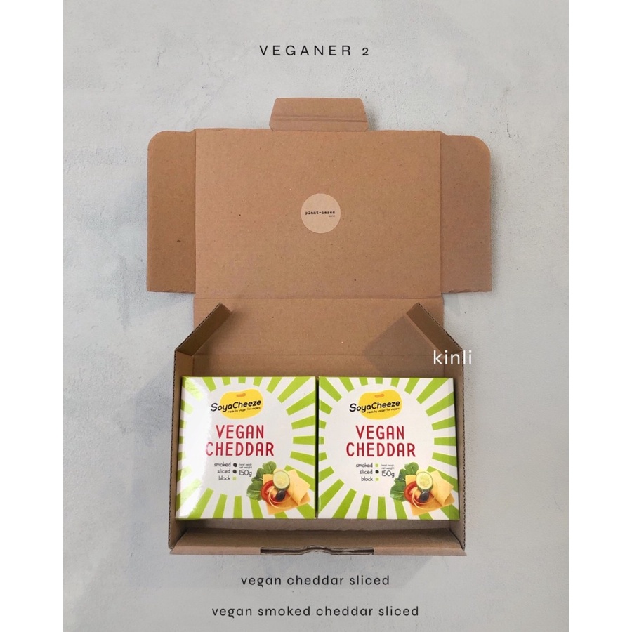 vegan cheese gift set plant based food almond cheese soy keju nabati