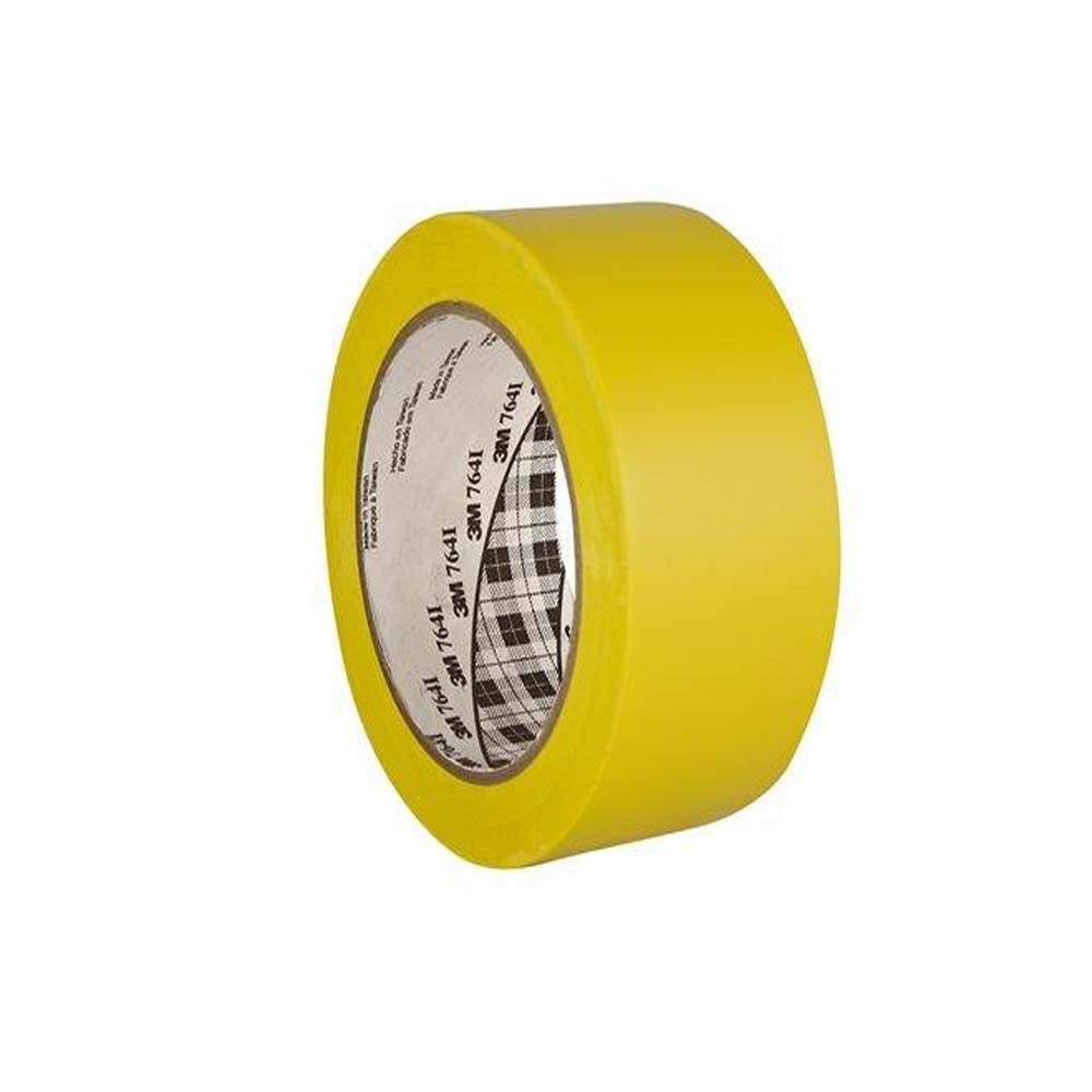 

3M 764 Vinyl Tape Yellow 49 inx36 Yd Bulk-7000028966