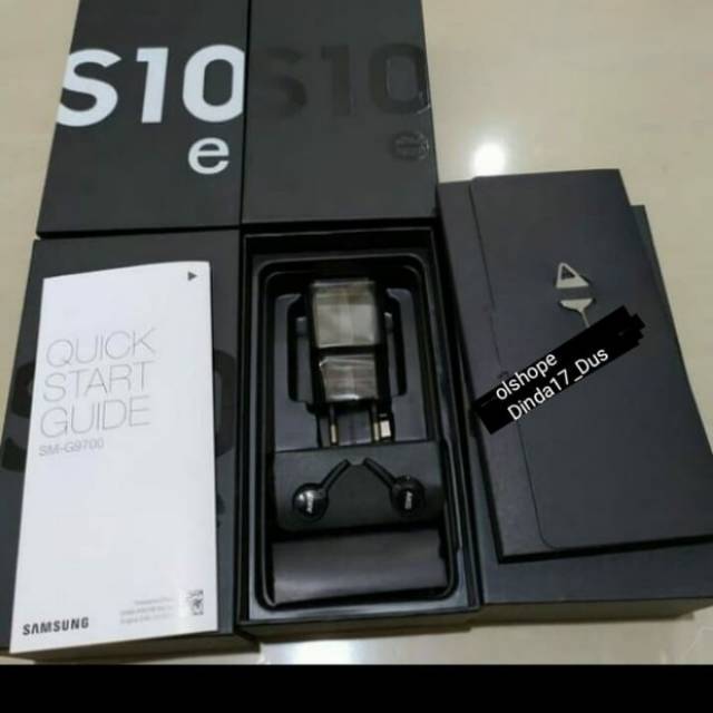 Dus box samsung S10e fullset free imei