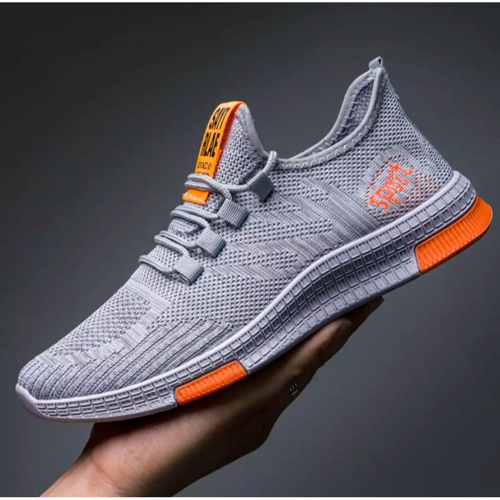ARY_Shoes- Sepatui Sneakers Sepatu Fashion sport pria SP Sol karet lentur Terbaru 2021