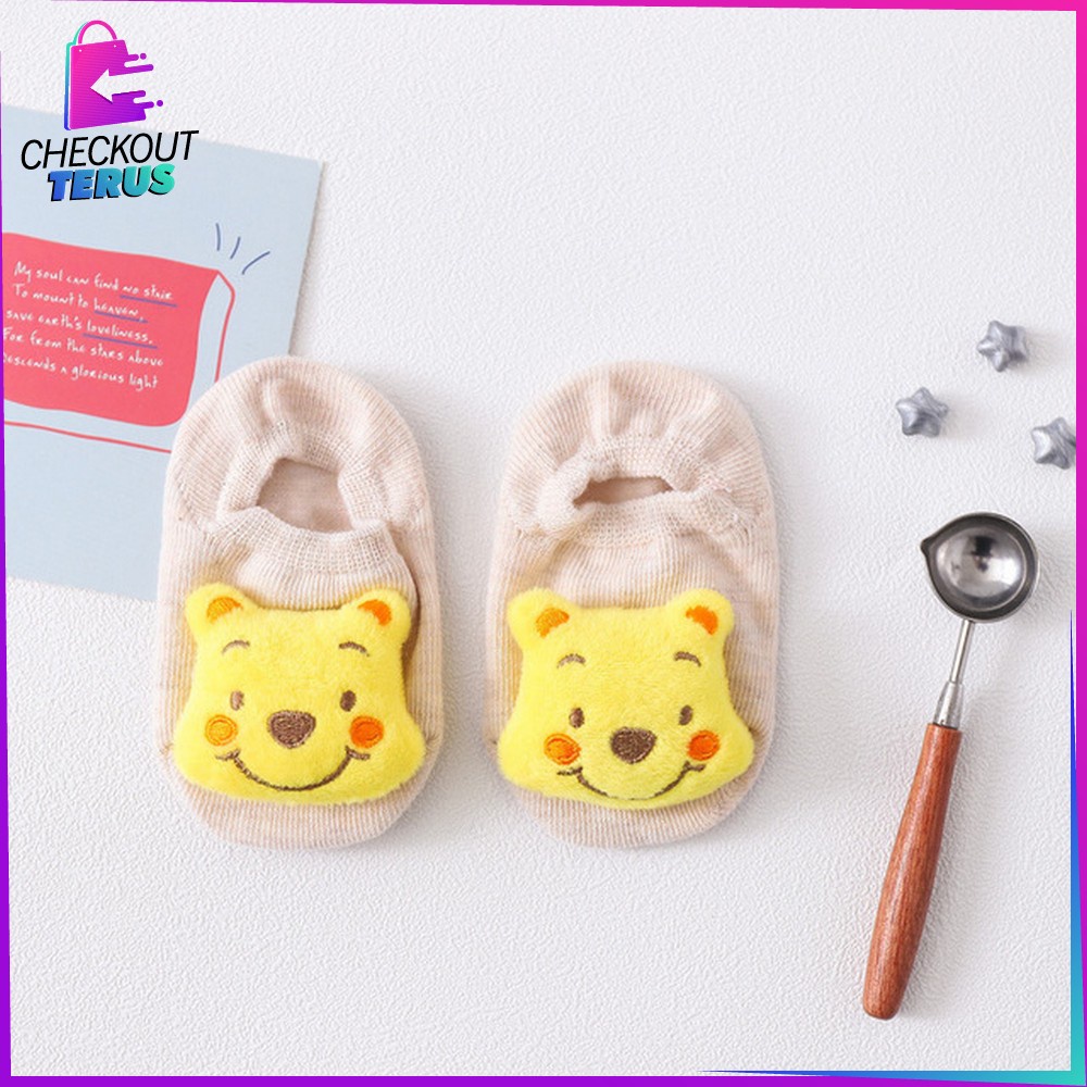 CT P5 Kaos Kaki Baby Karakter Boneka Kaos Kaki Anak Bayi Lucu Kaos Kaki Kartun Fashion Baby Socks Import Murah Lucu