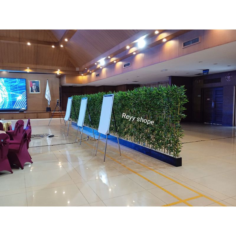 bunga hias plastik/bunga hias sintetis/sekat ruangan/partisi bambu