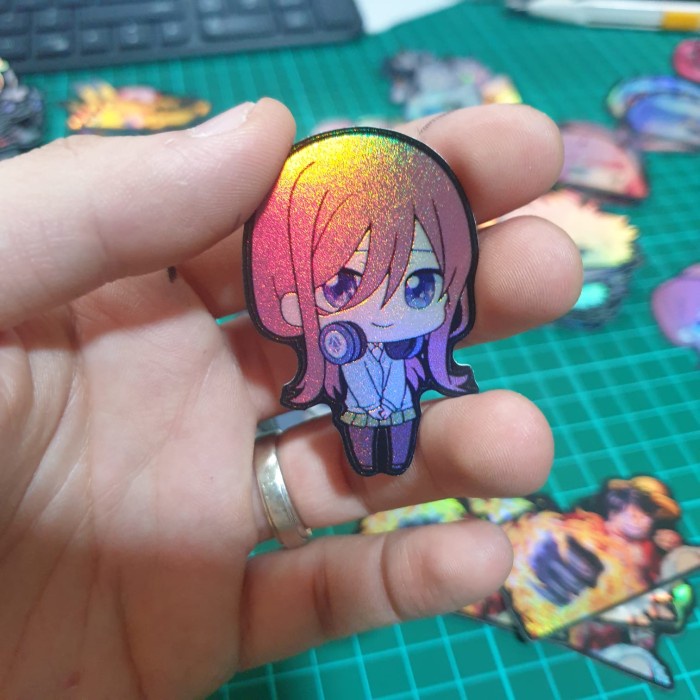 Sticker Hologram Anime - PSH1058 - Miku Nakano
