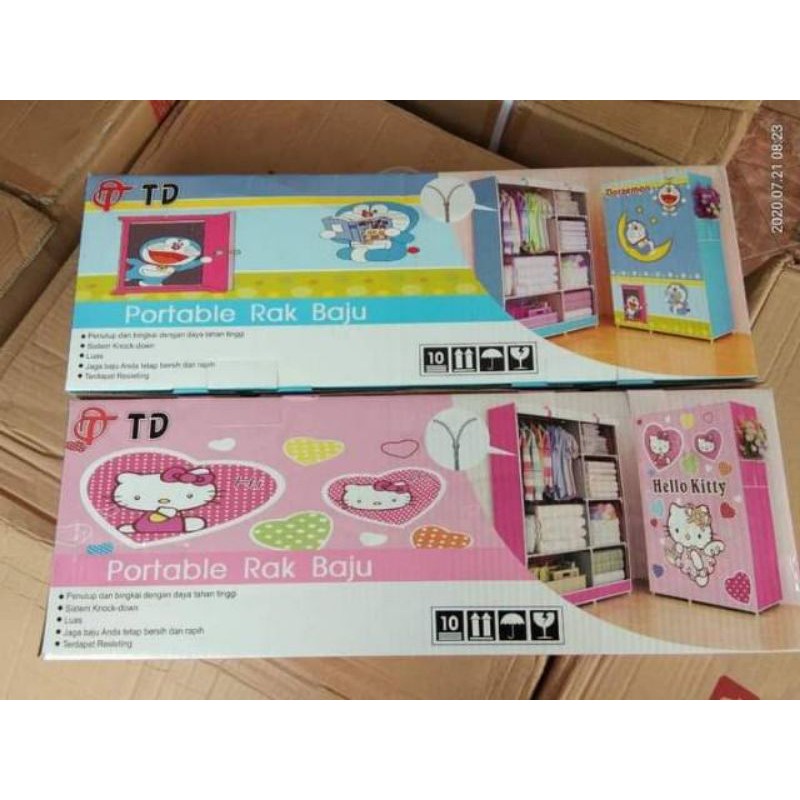 lemari pakaian portabel