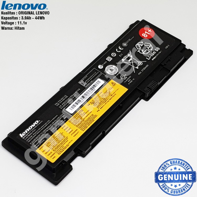 Baterai Lenovo Thinkpad T420S T420Si T430S T430Si