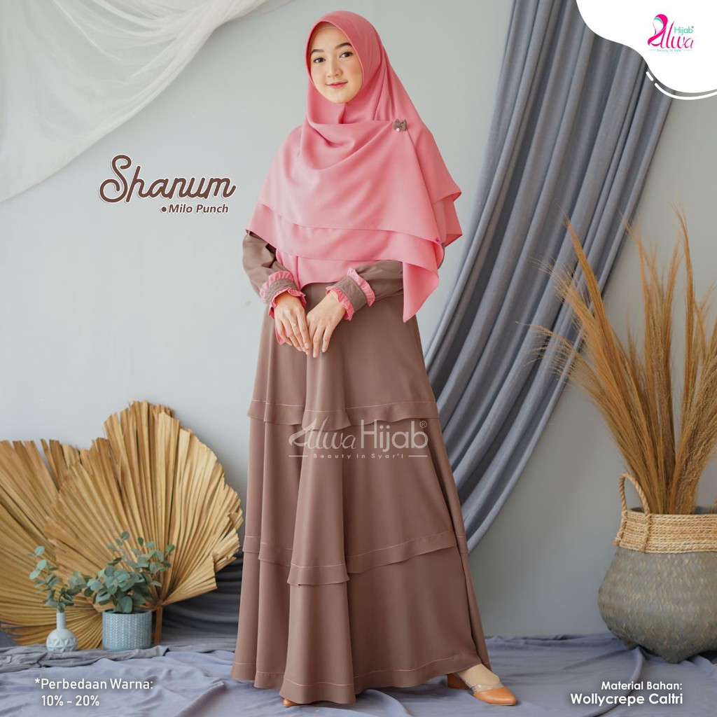 Alwa Hijab Shanum Gamis Set