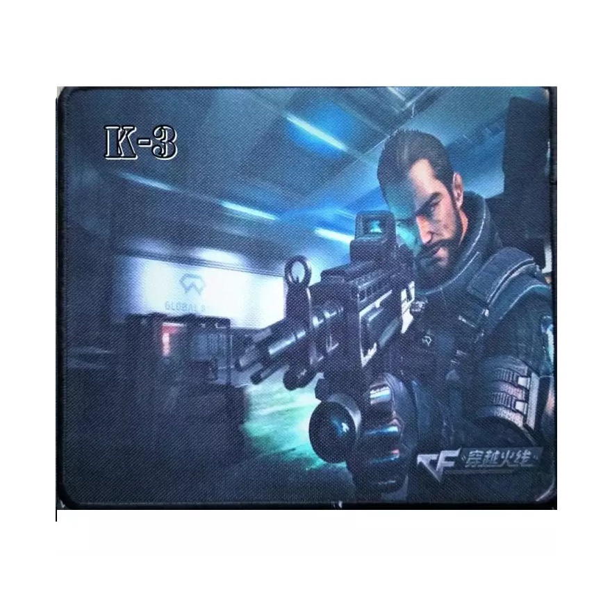 Mousepad Gaming Karakter Soldier Type Kasar 25x29x0.2Cm 51911