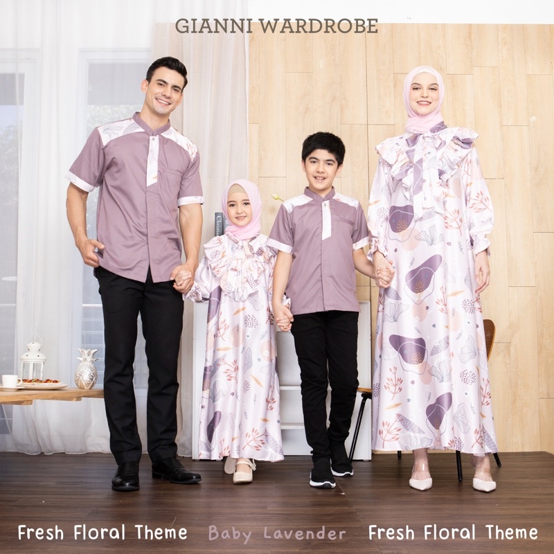 FRESH FLORAL - BABY LAVENDER - FAMILY SET DIJUAL TERPISAH-1