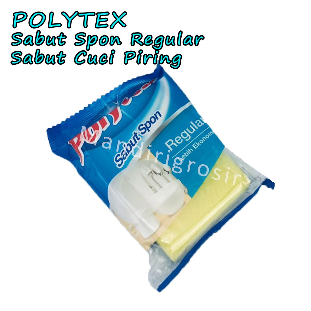 Sabut Spon *Polytex * Regular * spons cuci piring