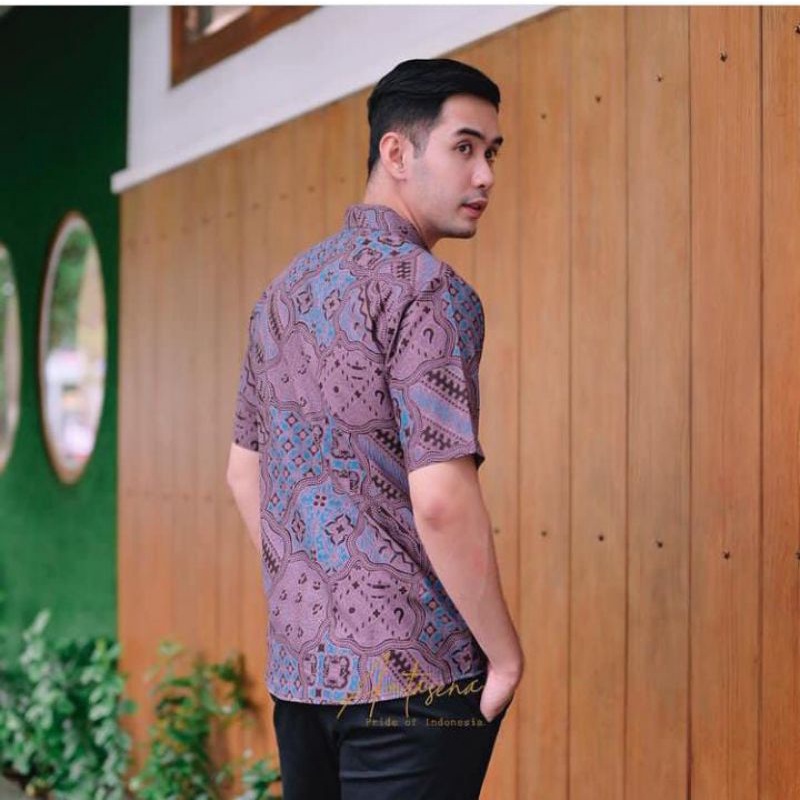 kemeja batik solo sekar jagat trendy