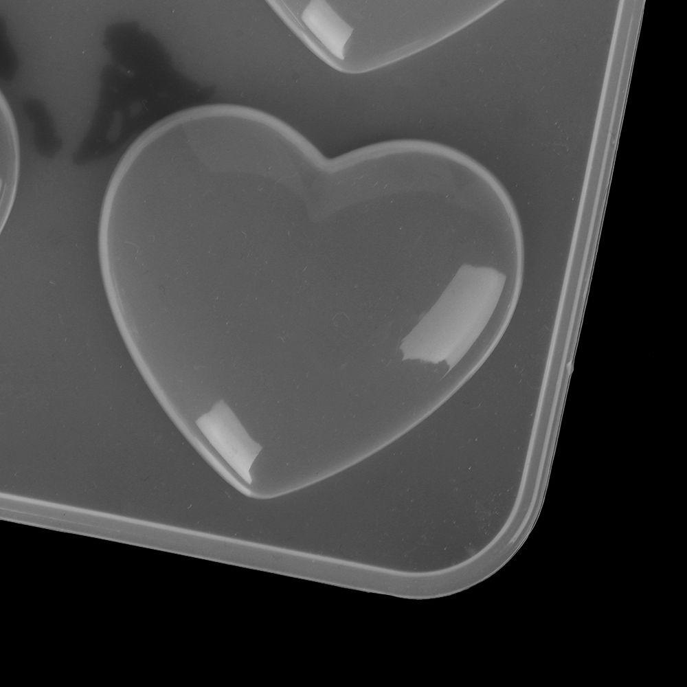 TOP 9 Cavity Bright Heart Charms Silicone Molds Love Gift Epoxy Cabochon