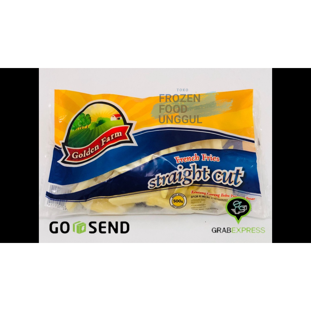 

(BEKASI) Kentang Golden Farm Straight Cut 500gr