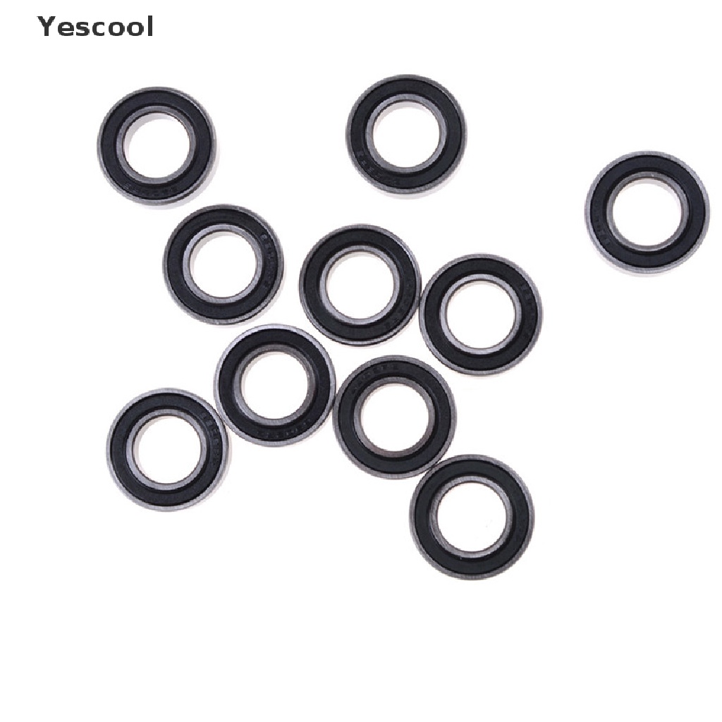 Yescool 10pcs 6902-2RS Bearing 15x28 X 7mm Metrik Tipis 6902RS