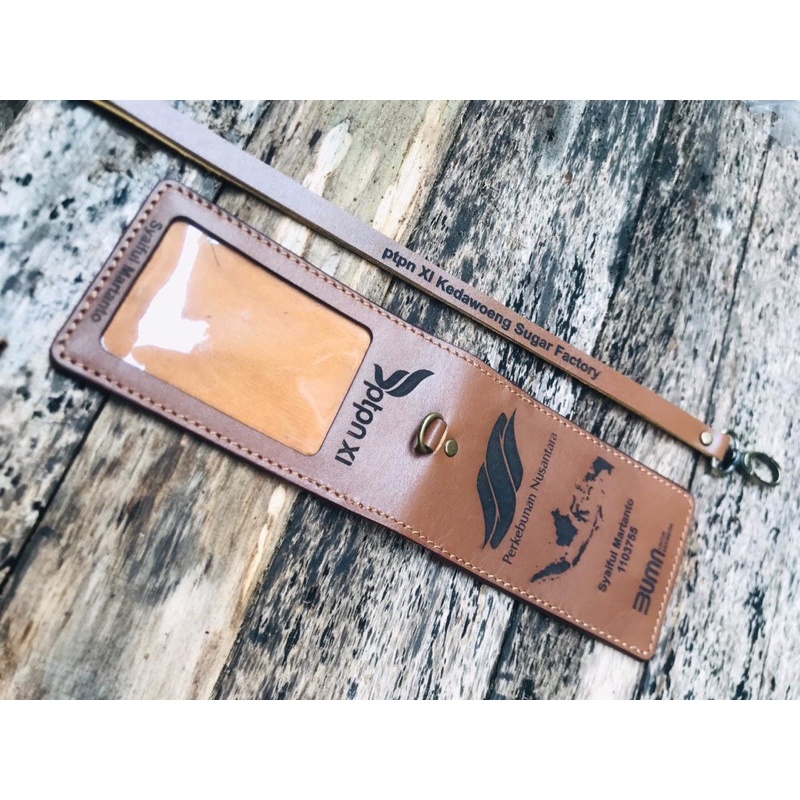 

Id card holder kulit asli bisa custom sesuai instansi