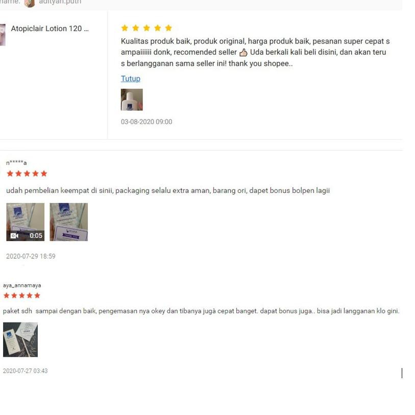 (Buruan Dapetin) Atopiclair Lotion 120 mL [Dijamin Ori 100%] .,,.,.,