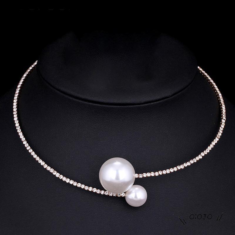 【COD】Kalung Mutiara Lapis Silver Berkilau Untuk Wanita