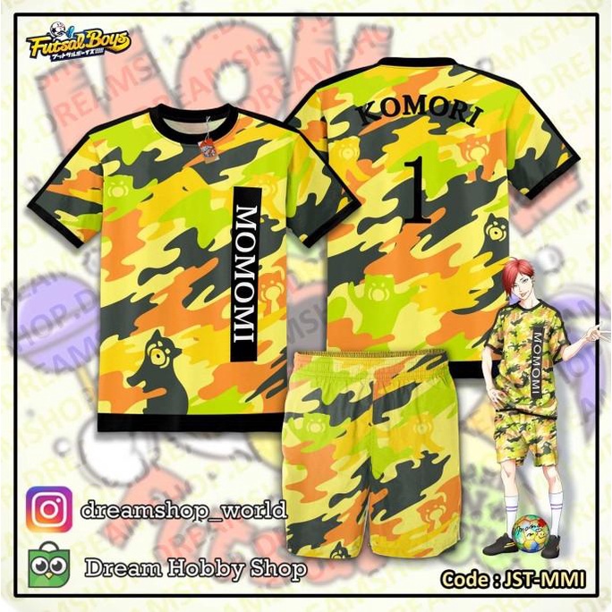 COSPLAY JERSEY SEPAK BOLA ANIME FUTSAL BOYS - MOMOMI FUTSAL CLUB SGFD5436VE