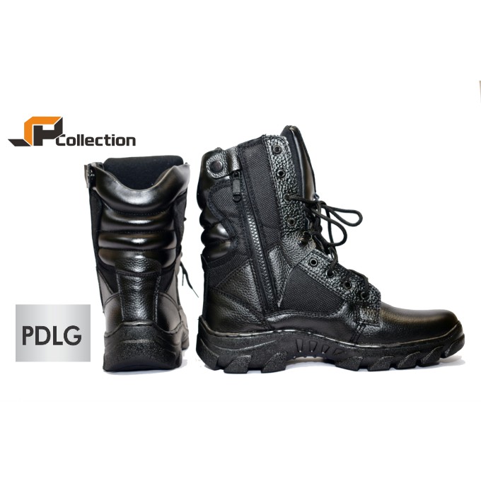 Sidoarjo C16 -  Sepatu PDL Big Size/Jumbo 46-47 PDLG Standart TNI/Militer Kulit Asli Sidoarjo murah