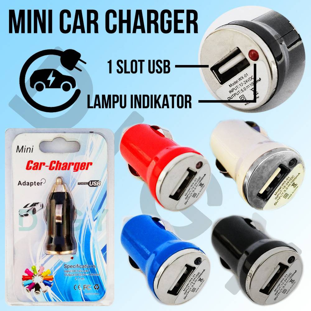 Mini Car Charger mobil universal charger mobil