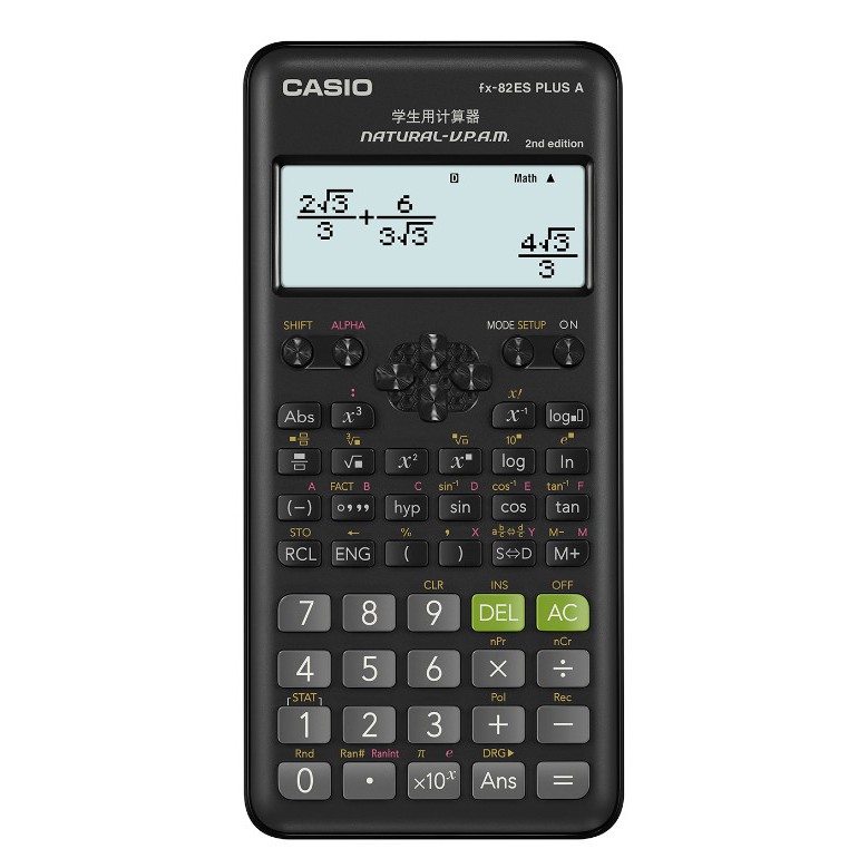 

Casio Kalkulator Scientific Ilmiah untuk SMA + Kuliah FX-82 ES PLUS