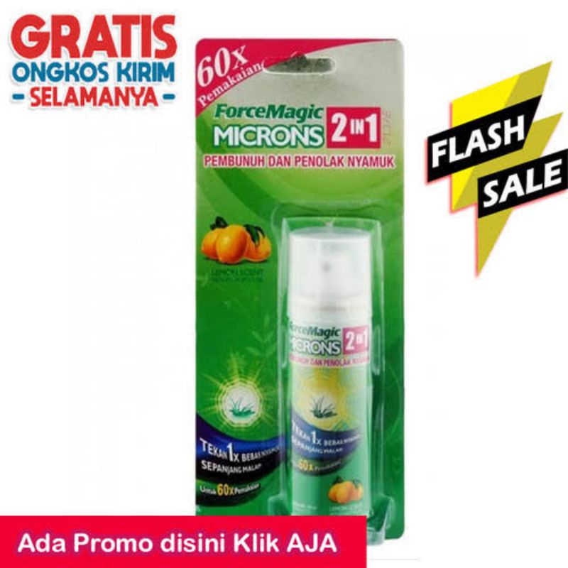 Force Magic Microns 16ml 60x pemakaian - Lemon