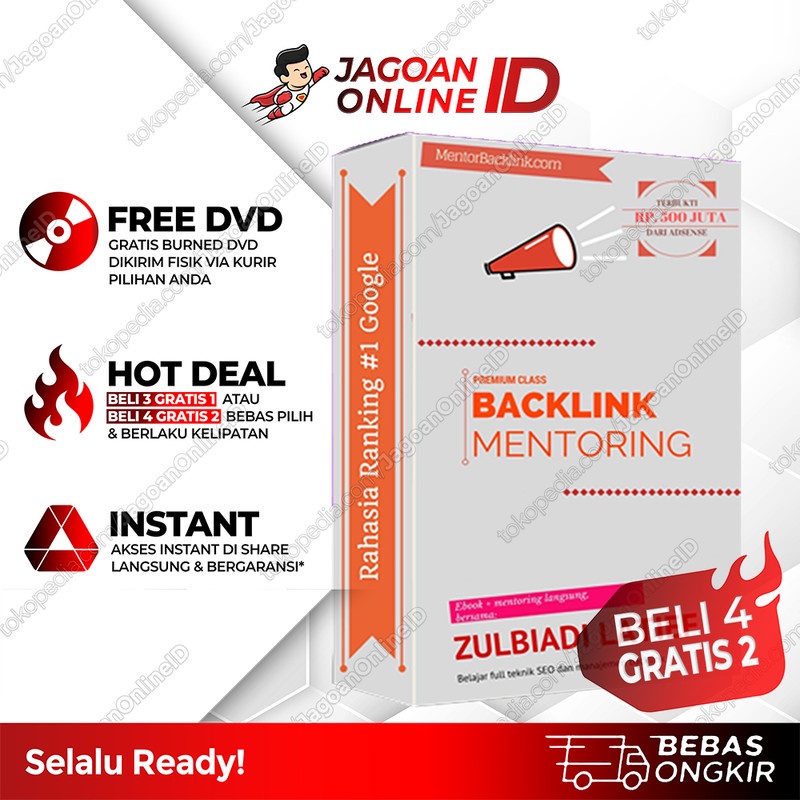 

[JGG] BACKLINK MENTORING & SEO 3 In 1 Rahasia SEO dan Manajemen