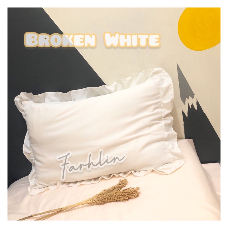 MURAH,Bisa COD/sarung bantal polos rempel klasik/sarung bantal rimpel keliling aesthetic