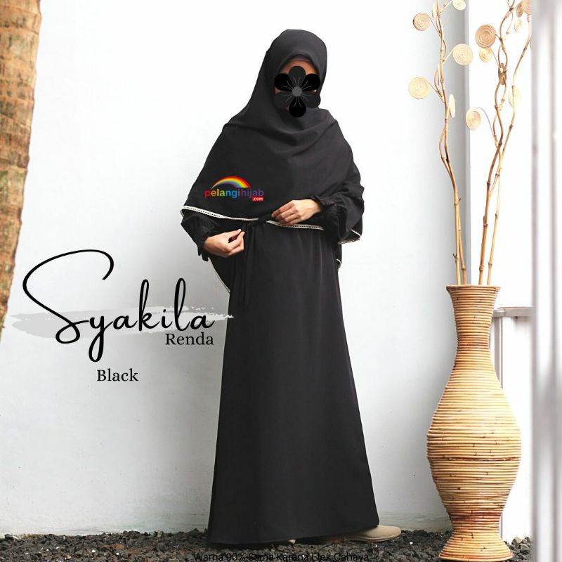 gamis syakila pelangi hijab