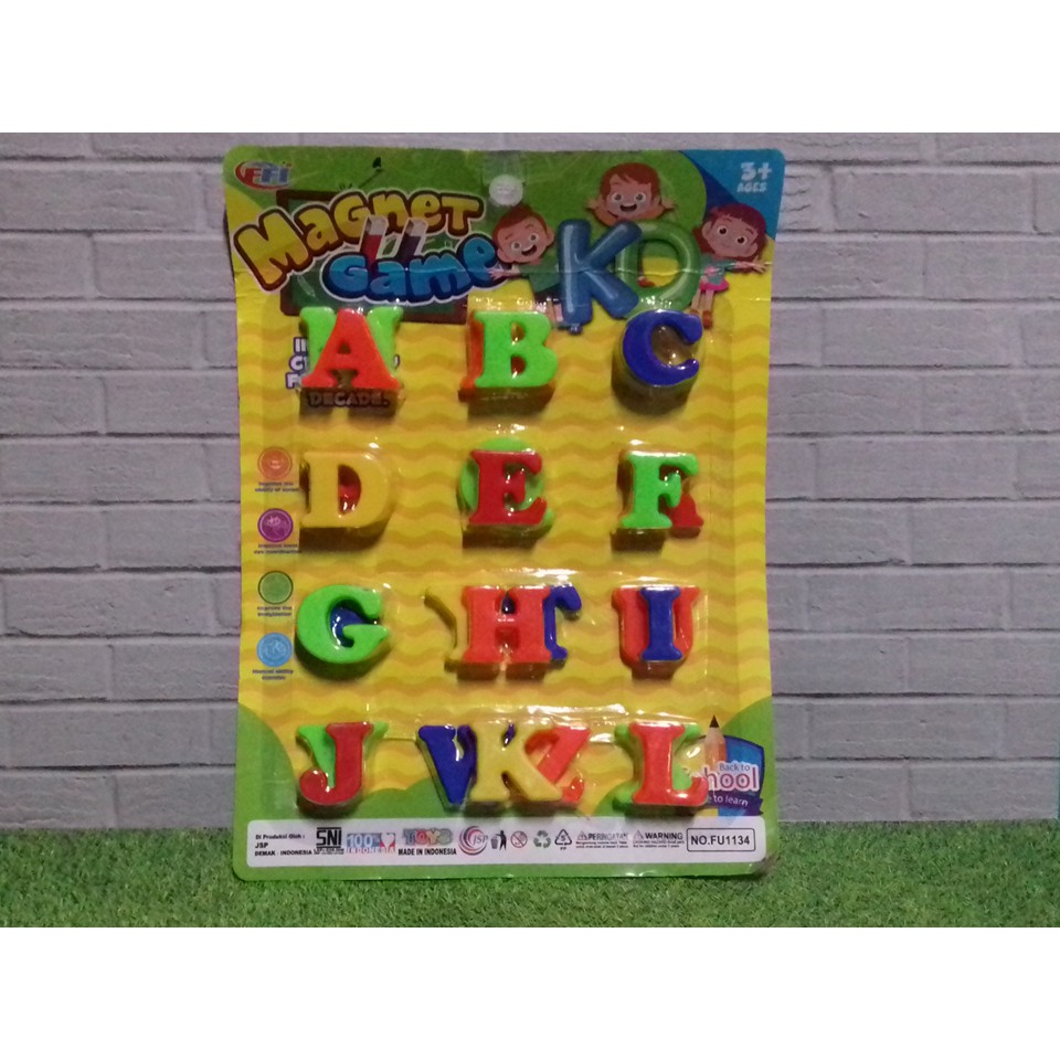 Mainan Edukasi Huruf Abjad Magnet