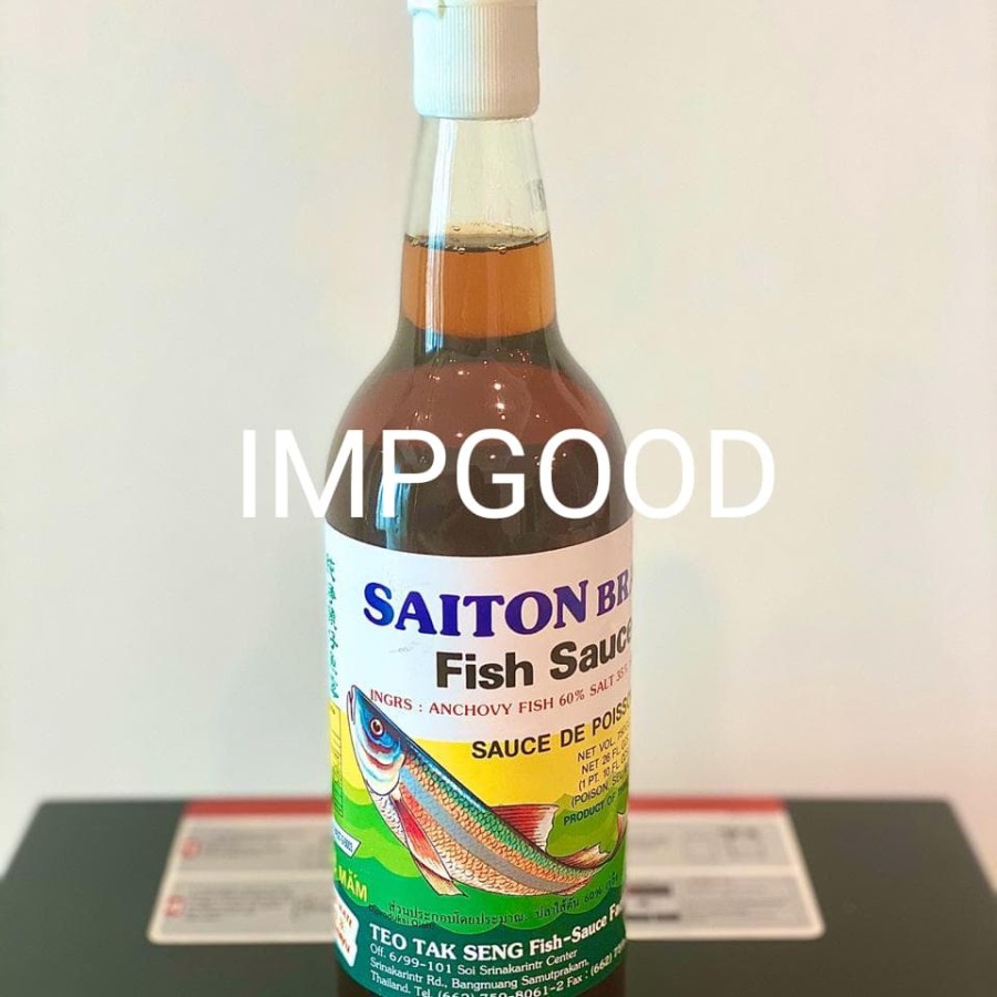 

KECAP IKAN SAITON / FISH SAUCE SAITON 750ML (DUS) GOJEK