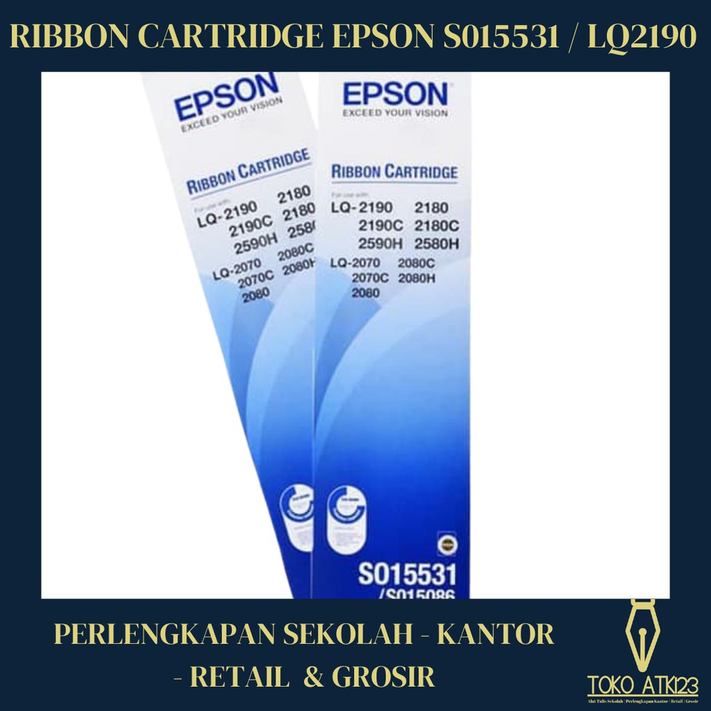 Ribbon Cartridge / Pita Printer Epson LQ-2170 2180 2190 ORIGINAL