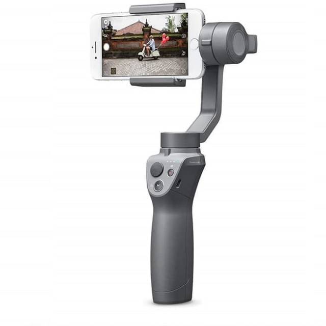 Dji osmo mobile 2 smartphone stabilizer hitam &amp; abu abu