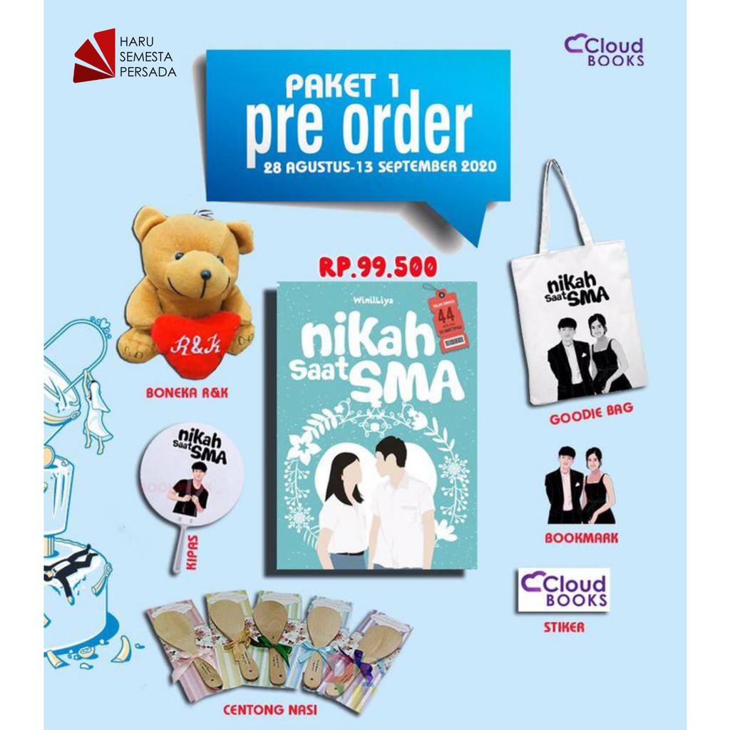 NOVEL NIKAH SAAT SMA + BONUS - WINILLIYA - CLOUD BOOKS