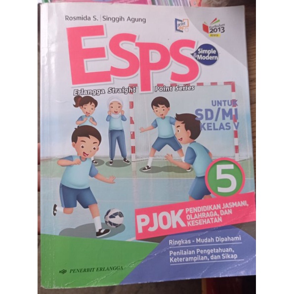 ESPS PENJAS KLS 5SD ERLANGGA BEKAS