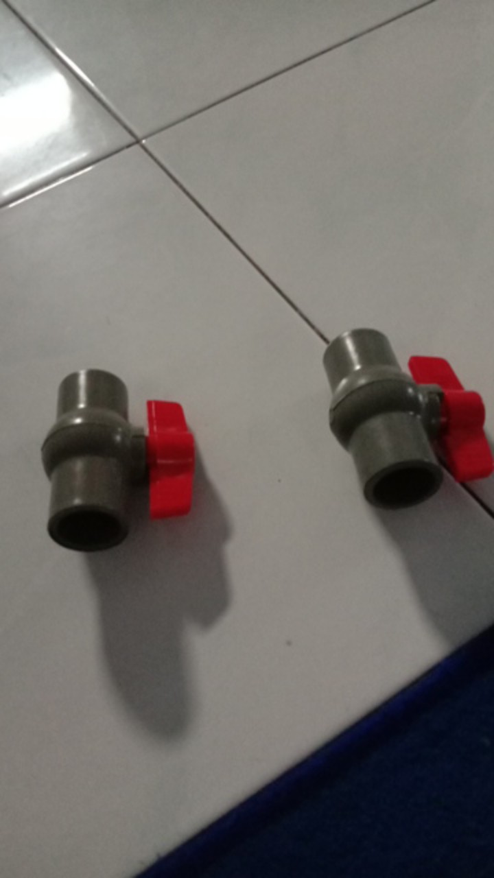 Ball Valve Stop Kran Keran Pvc Uk. 3/4 Ins