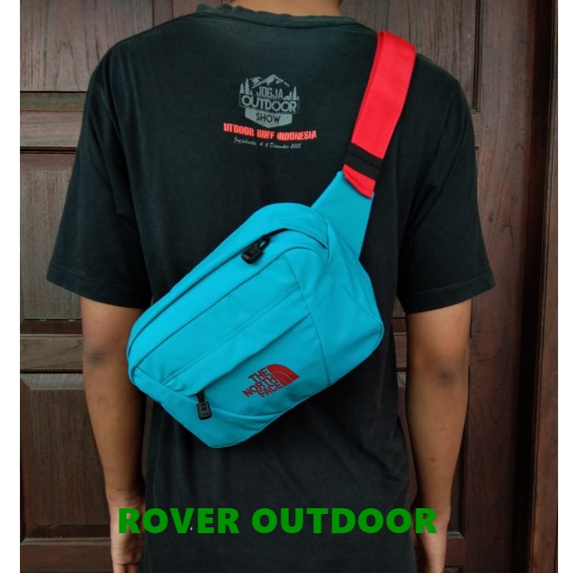 Tas Pinggang Selempang TNF SoftShell Waterproof