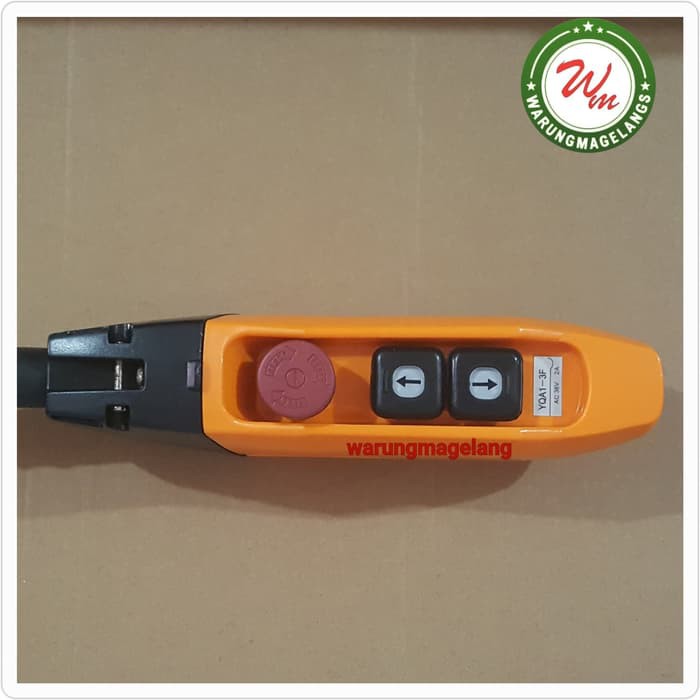 Remote Control 3 Tombol Hoist Crane Control Push Button Switching