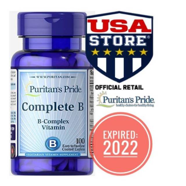 PURITAN COMPLETE B COMPLEX B12 500 & 1000 & 2500 mg PURITAN'S PRIDE