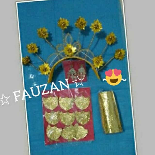 Aksesoris Baju Bodo Anak // Aksedoris Adat Sulawesi // Aksesoris Baju Bodo Adat Bugis