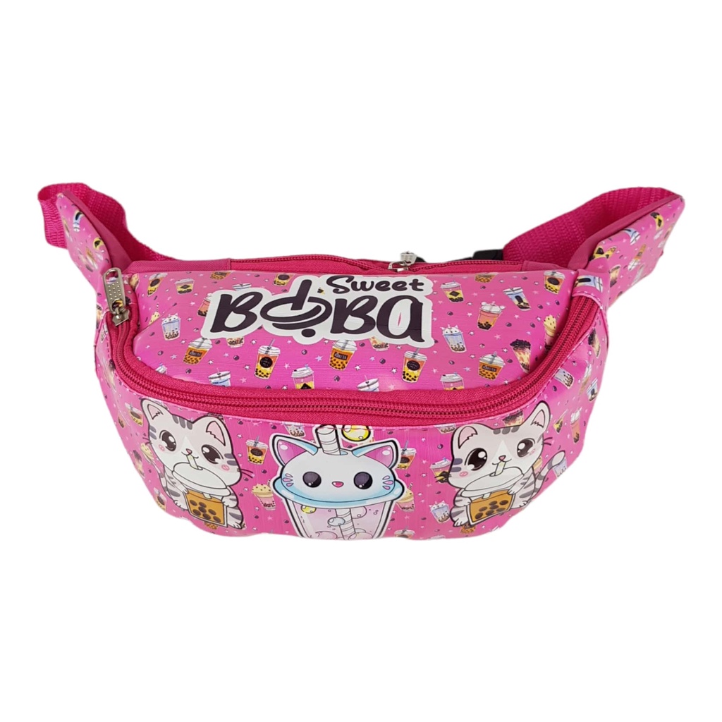 Waist Bag Anak Motif Full Print! Tas Pinggang Anak Laki-laki dan Anak PerempuanKeren!