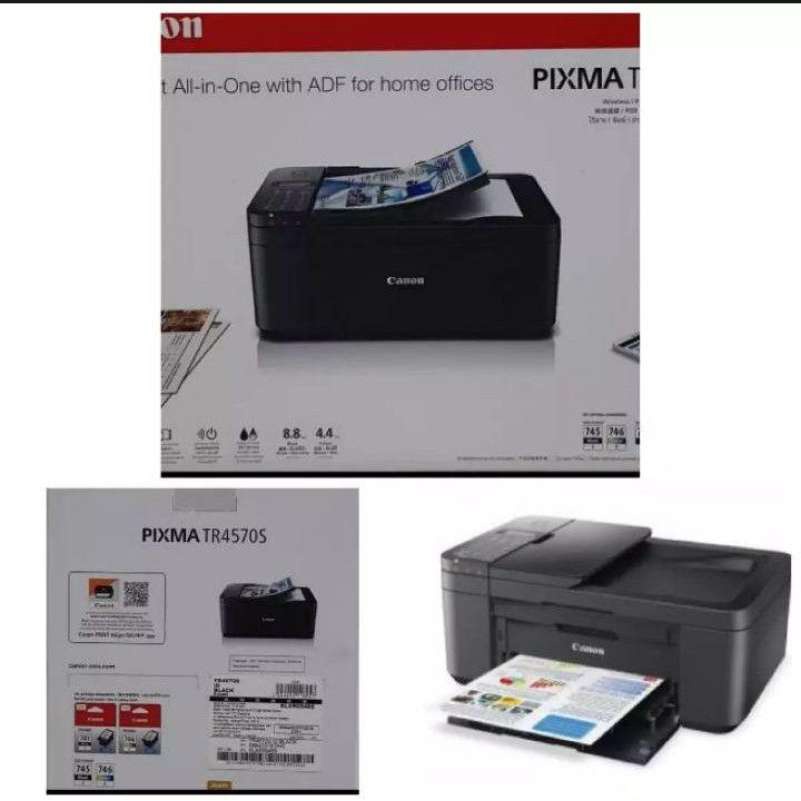 Printer Canon Multifunction Inkjet Printer TR4570S F4 ADF WIfi
